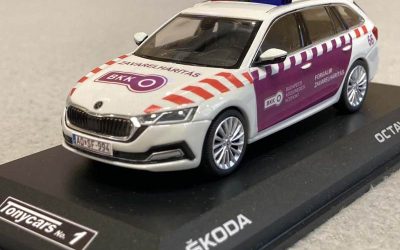 Skoda Octavia IV Kombi BKK Forgalmi Zavarelhárítás Tonycars 1/43